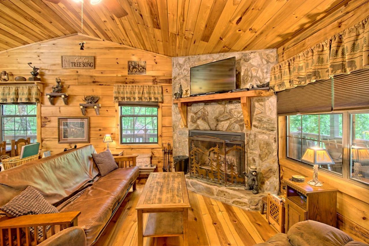 Tree Song Mountain Creek Cabin 埃利杰 外观 照片